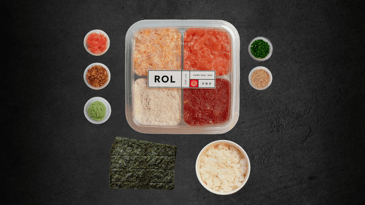 DIY Hand Roll KitSelect 4 proteins - served with rice, nori,